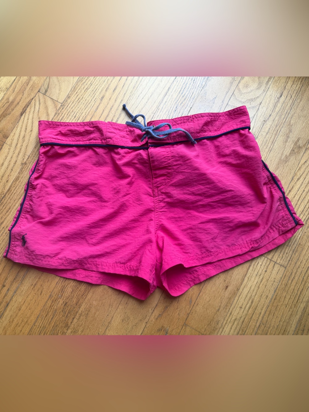 Ralph Lauren Hot Pink Athletic Board Shorts | Ralph Lauren Swim Shorts